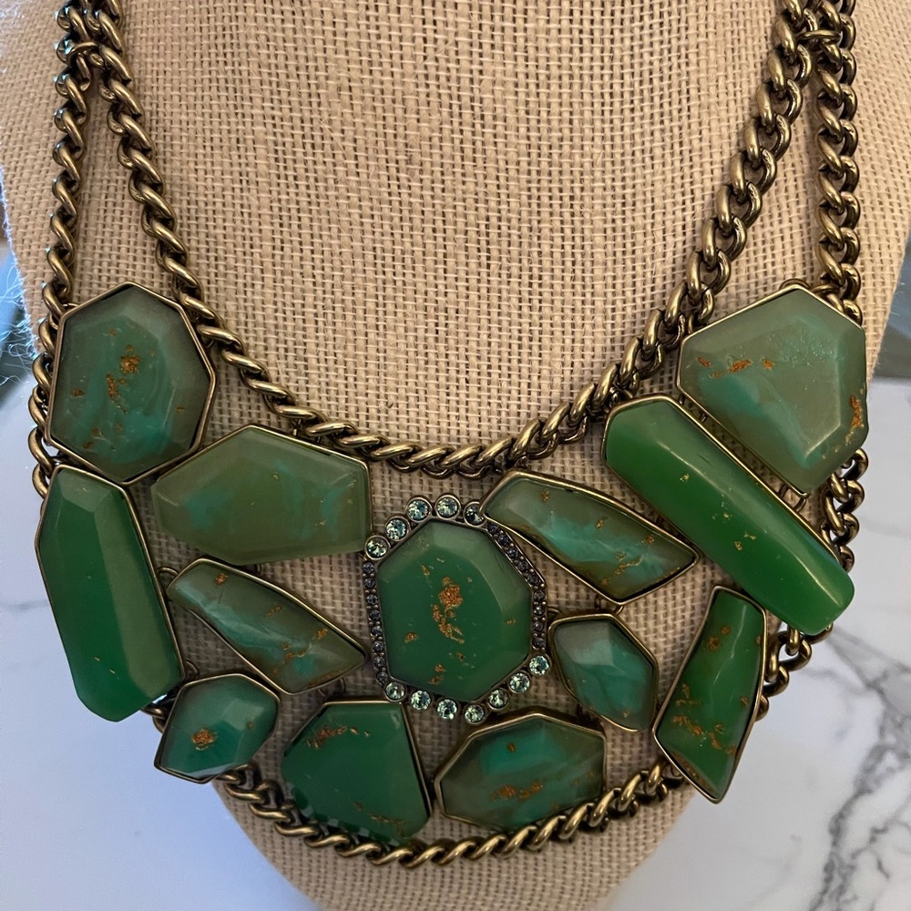 Silpada K&R Botanical Bib Necklace
